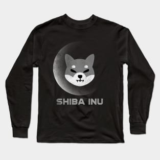 Vintage Shiba Inu Coin To The Moon Shib Army Crypto Token Cryptocurrency Blockchain Wallet Birthday Gift For Men Women Kids Long Sleeve T-Shirt